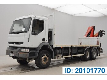 Vrachtwagen met open laadbak, Kraanwagen Renault Kerax 360 DCi - 6x4: afbeelding 1