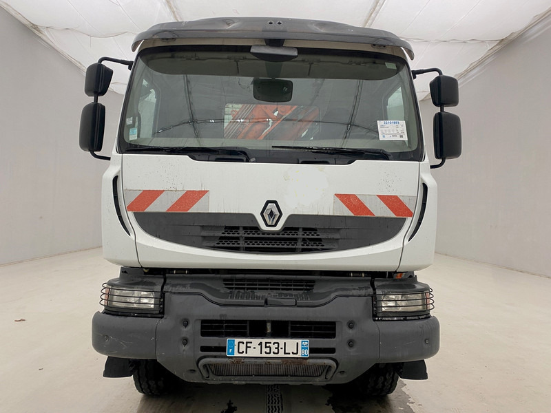 Kipper vrachtwagen, Kraanwagen Renault Kerax 370 DXi: afbeelding 3