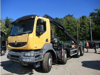 Haakarmsysteem vrachtwagen, Kraanwagen Renault Kerax 410 DXI: afbeelding 1