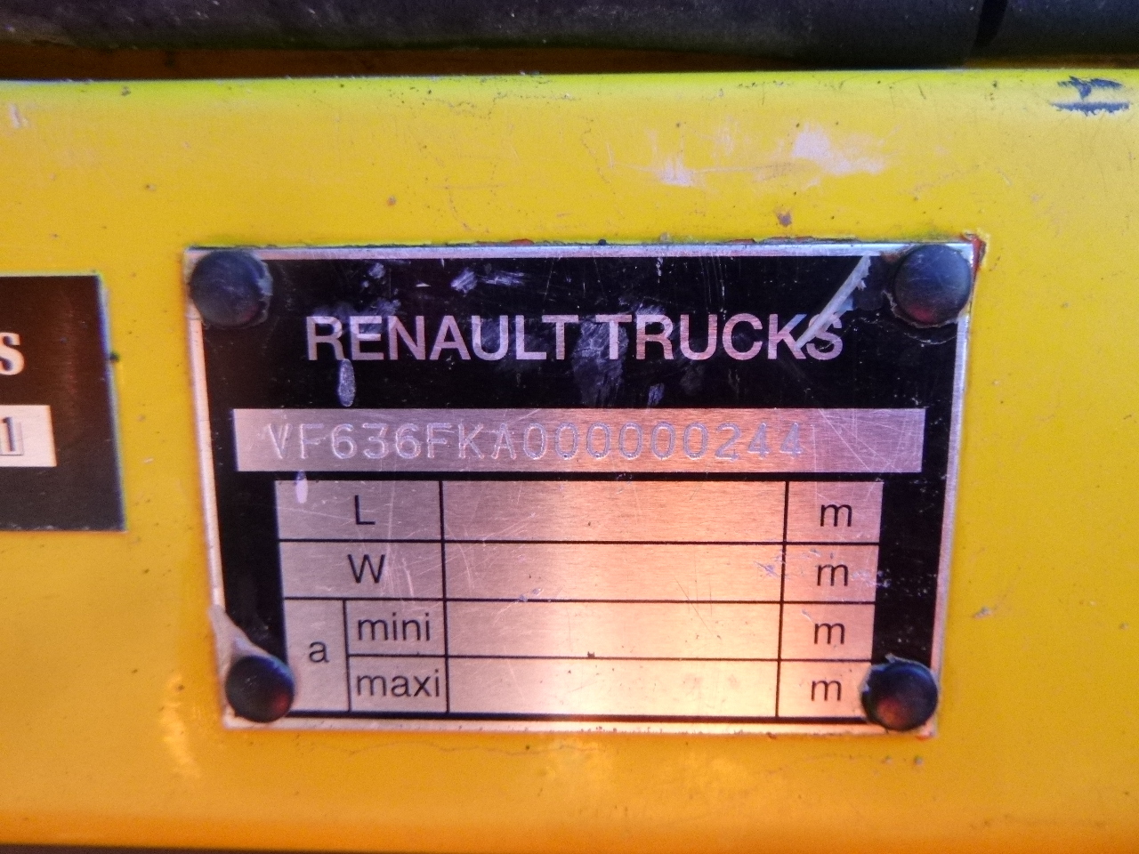 Haakarmsysteem vrachtwagen Renault Kerax 520.42 8x4 Euro 5 container hook: afbeelding 34