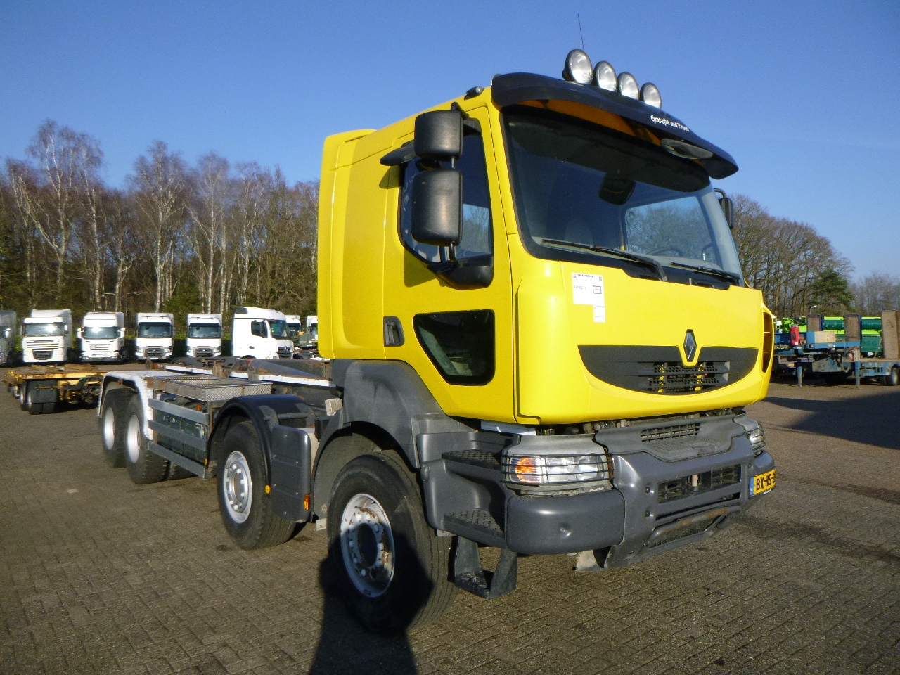 Haakarmsysteem vrachtwagen Renault Kerax 520.42 8x4 Euro 5 container hook: afbeelding 2