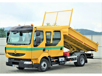 Kipper vrachtwagen Renault  MIDLUM 160 DXI*Kipper 3,70 m+6 Plätze!: afbeelding 1
