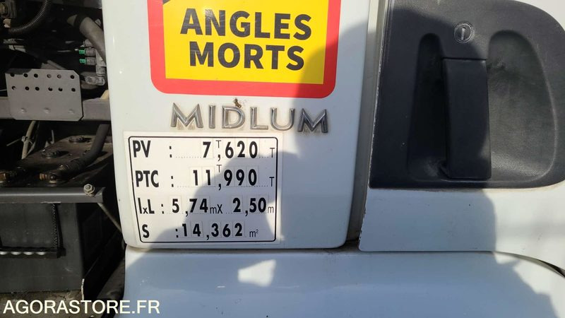 Vrachtwagen Renault Midlum 200 - 2012 - 149256kms - CH200MM