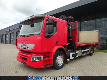 Containertransporter/ Wissellaadbak vrachtwagen Renault Premium 370 Afzetsysteem + Palfinger 14080 kraan: afbeelding 1