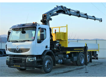 Vrachtwagen met open laadbak, Kraanwagen Renault Premium 370 DXI Pritsche 6,30m+Kran/Funk*: afbeelding 1