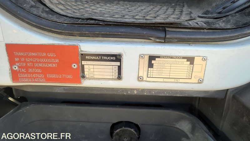 Vrachtwagen Renault Premium 380 - 2011 - 483100kms - BL055KP