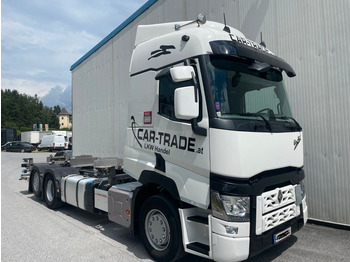 Containertransporter/ Wissellaadbak vrachtwagen Renault T480 Retarder Multiwechsler LBW: afbeelding 2