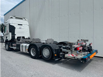 Containertransporter/ Wissellaadbak vrachtwagen Renault T480 Retarder Multiwechsler LBW: afbeelding 3