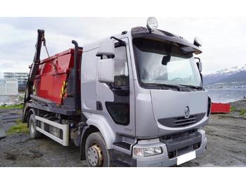 Containertransporter/ Wissellaadbak vrachtwagen Renault midlum: afbeelding 1