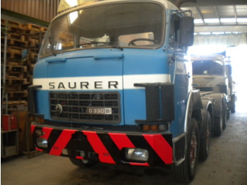 Containertransporter/ Wissellaadbak vrachtwagen voor het vervoer van bulkgoederen SAURER BERNA D4 KT-B: afbeelding 1