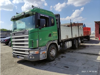 Vrachtwagen met open laadbak voor het vervoer van bulkgoederen SCANIA R124: afbeelding 1