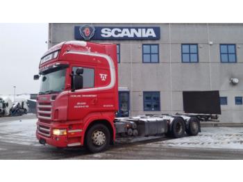 Containertransporter/ Wissellaadbak vrachtwagen SCANIA R420: afbeelding 1