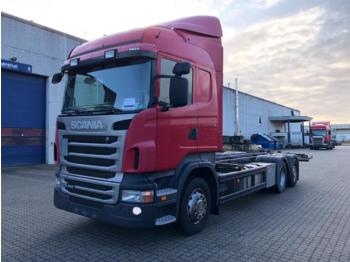 Containertransporter/ Wissellaadbak vrachtwagen SCANIA R480: afbeelding 1