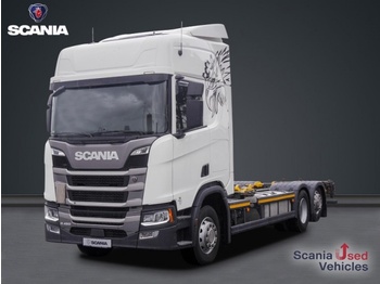 Containertransporter/ Wissellaadbak vrachtwagen SCANIA R 450 B6x2*4NB Multiwechsler, Lenkachse: afbeelding 1