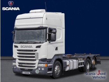 Containertransporter/ Wissellaadbak vrachtwagen SCANIA R 450 LB6X2MNB: afbeelding 1
