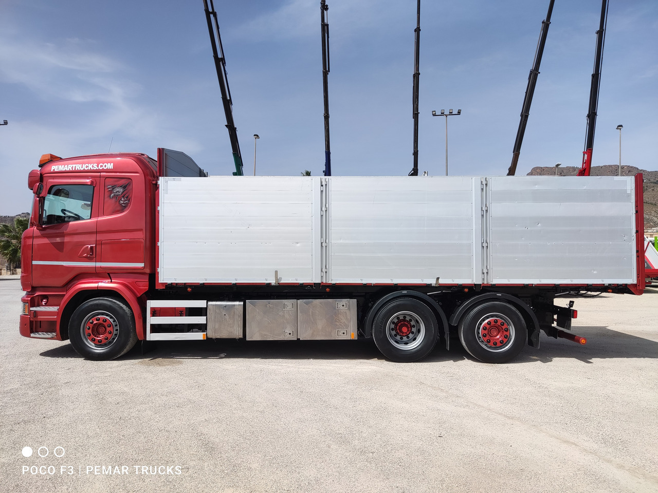 Kipper vrachtwagen SCANIA R 580 6X2 BASCULANTE RETARDER EURO 6: afbeelding 10