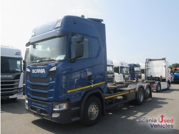 Containertransporter/ Wissellaadbak vrachtwagen SCANIA S 450 B6x2*4NB: afbeelding 1