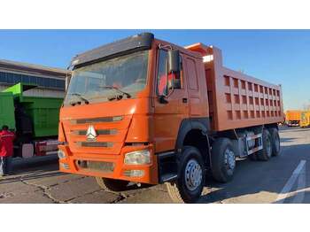 Kipper vrachtwagen voor het vervoer van silo SINOTRUK HOWO 420 Dump truck 8x4: afbeelding 1