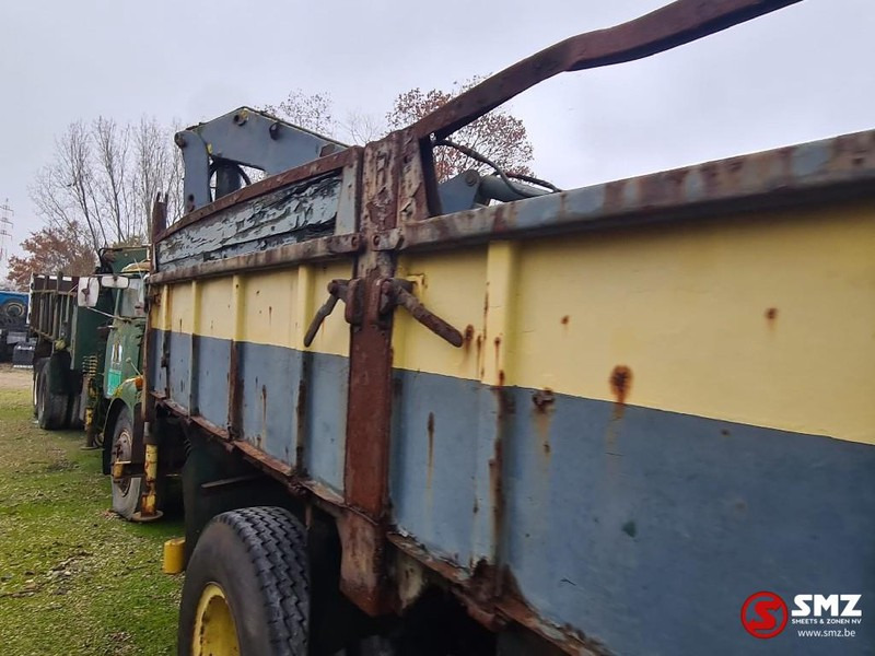 Vrachtwagen met open laadbak, Kraanwagen Scania 110 rotten-not running: afbeelding 3