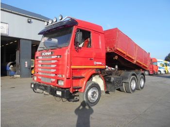 Kipper vrachtwagen Scania 113-360 (MANUAL PUMP / STEEL SUSP): afbeelding 1