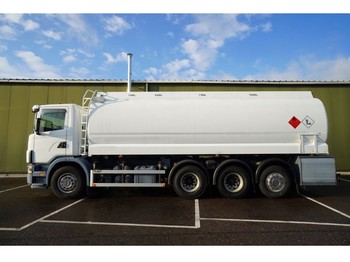 Tankwagen voor het vervoer van brandstoffen Scania 114G/ 340 8X4/4 FUEL TANK RETARDER 496.300KM: afbeelding 1