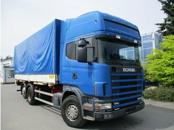 Schuifzeilen vrachtwagen Scania 114L380 6x2 EURO 2 BDF: afbeelding 1
