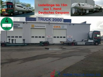 Autovrachtwagen vrachtwagen Scania 124 G 420 Boot / Shipping Transport Gespann: afbeelding 1