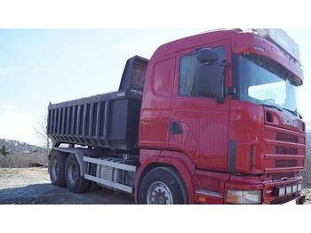 Kipper vrachtwagen Scania 144 6x4 brøyterigget kombibil: afbeelding 1