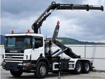 Haakarmsysteem vrachtwagen Scania 94G 260 Abrollkipper 5,30m + Kran* Top Zustand!: afbeelding 1