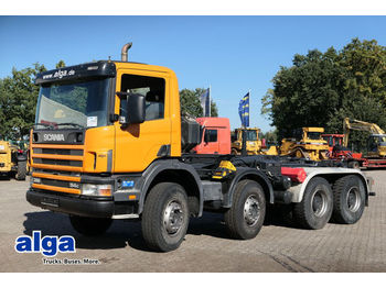 Haakarmsysteem vrachtwagen Scania P114 CB 8x4 380, Hiab Multilift, Retarder!: afbeelding 1