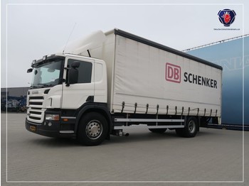 Schuifzeilen vrachtwagen Scania P230 DB4X2 | PRITSCHE PLANE | TARP COVERED BOX | TAILGATE | 764 X 249 X 267: afbeelding 1