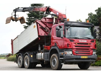Kipper vrachtwagen, Kraanwagen Scania P340 !!6x4!!4X4!!6X2!! KRAAN/KIPPER!!EURO5!: afbeelding 1