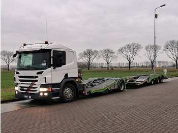 Autovrachtwagen vrachtwagen Scania P410 truck transporter: afbeelding 2