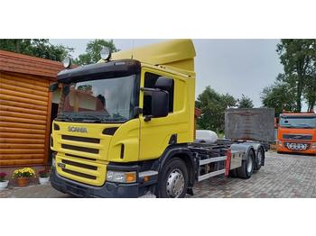 Containertransporter/ Wissellaadbak vrachtwagen Scania P 400, 6x2*4: afbeelding 1