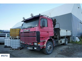 Kipper vrachtwagen, Kraanwagen Scania R113: afbeelding 1