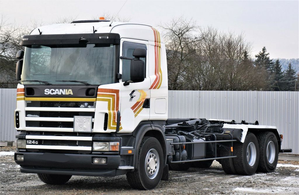 Haakarmsysteem vrachtwagen Scania R124 470 Abrollkipper *6x2* Top Zustand !: afbeelding 4