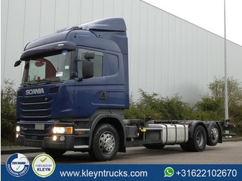 Containertransporter/ Wissellaadbak vrachtwagen Scania R410 highline 6x2 mnb ret: afbeelding 1