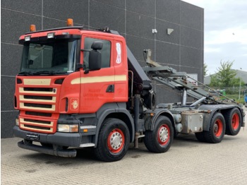 Containertransporter/ Wissellaadbak vrachtwagen Scania R420 8x2: afbeelding 1