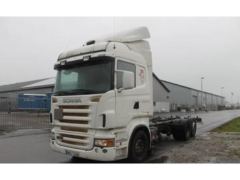 Containertransporter/ Wissellaadbak vrachtwagen Scania R420 LB 6X2 4MNB: afbeelding 1