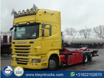 Containertransporter/ Wissellaadbak vrachtwagen Scania R420 tl ret. 6x2*4 eev: afbeelding 1