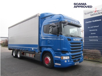 Schuifzeilen vrachtwagen Scania R450 LB6X2 MNB - Pritsche Plane - SCR ONLY: afbeelding 1