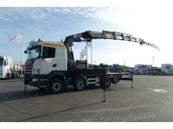 Chassis vrachtwagen Scania R480 8X2 HMF ODIN-O K5 WITH JIB EURO 4: afbeelding 1