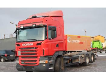 Containertransporter/ Wissellaadbak vrachtwagen Scania R480 LB6X2HNB: afbeelding 1