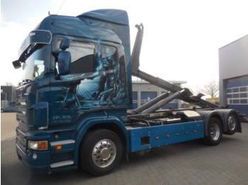 Containertransporter/ Wissellaadbak vrachtwagen Scania R500 6x2 Haakarm "Like New" ! Hook, Haken: afbeelding 1