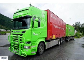 Containertransporter/ Wissellaadbak vrachtwagen Scania R580: afbeelding 1