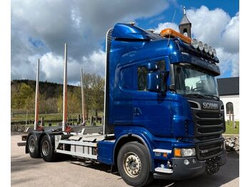 Houttransport Scania R730: afbeelding 1
