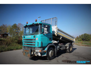 Kipper vrachtwagen Scania R 124 GB 4x2 3-Seitenkipper: afbeelding 1