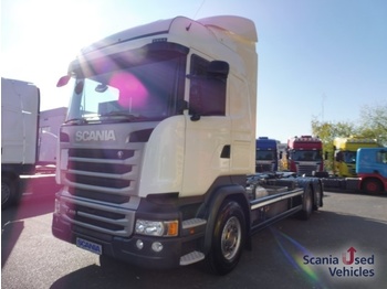 Haakarmsysteem vrachtwagen Scania R 410 LB6X2*4HNA  NLA Lenk-/ Liftbar HIAB-Abroller: afbeelding 1