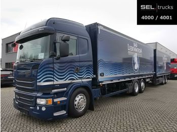 Drankenwagen vrachtwagen Scania R 410 / Retarder / Lenk-Lift / KOMPLETT+Trailer: afbeelding 1