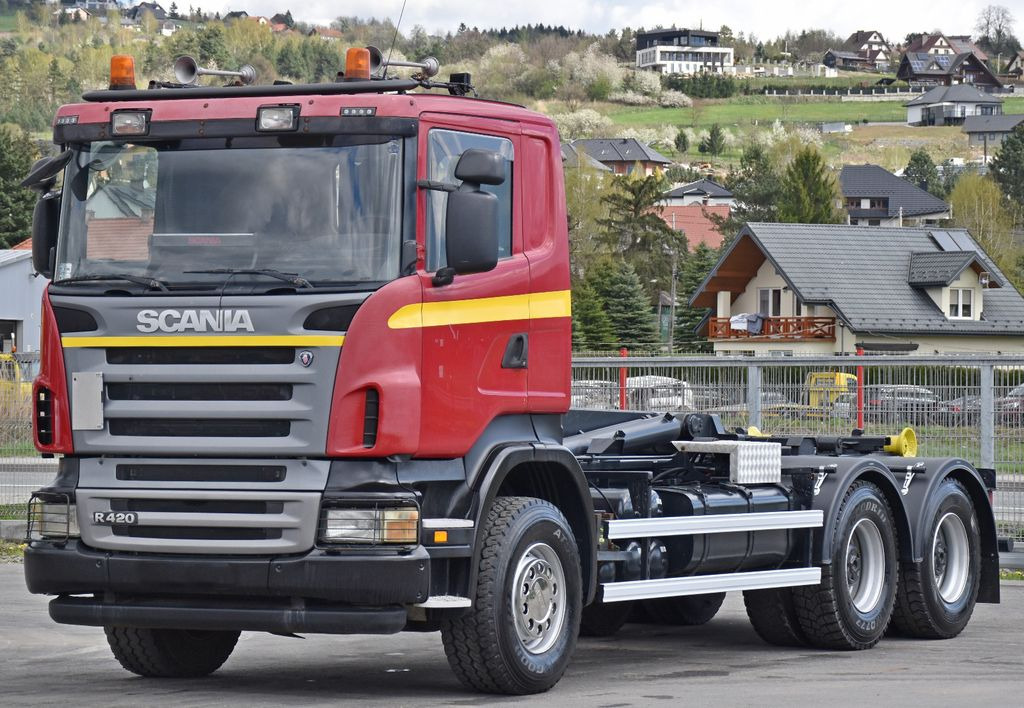 Haakarmsysteem vrachtwagen Scania R 420 Abrollkipper *6x4* Top Zustand !: afbeelding 4